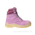 leather safety shoes steel toe cap